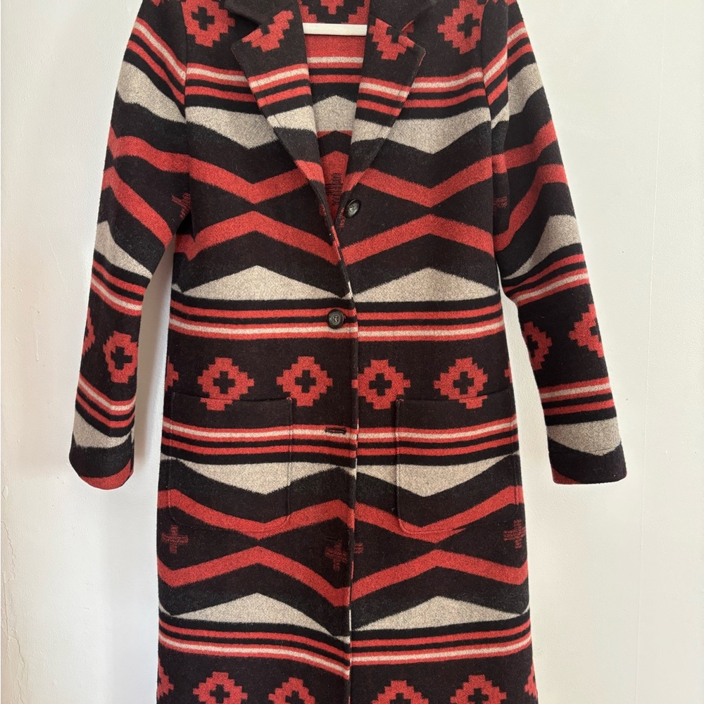 Stunning, Rare Pendleton Indian Blanket Coat